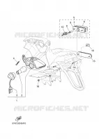 FEU ARRIERE pour Yamaha MT03 de 2006