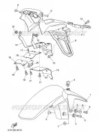 GARDE BOUE pour Yamaha MT03 de 2008