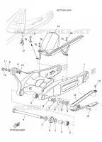 BRAS ARRIERE pour Yamaha MT03 de 2008