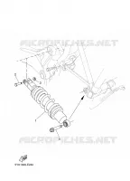 AMORTISSEUR ARRIERE pour Yamaha MT03 de 2008