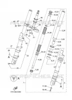 FOURCHE pour Yamaha MT03 de 2008