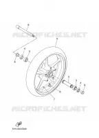ROUE AVANT pour Yamaha MT03 de 2008
