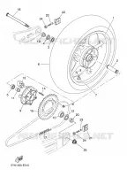ROUE ARRIERE pour Yamaha MT03 de 2008