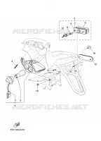 FEU ARRIERE pour Yamaha MT03 de 2008
