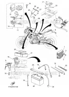 ELECTRIQUE 1 pour Yamaha MT03 de 2008
