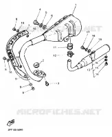 ECHAPPEMENT pour Yamaha PW50 de 1997