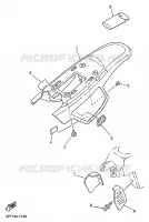 COUVERCLE LATERAL pour Yamaha PW50 de 1997