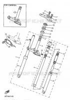 FOURCHE pour Yamaha PW50 de 1997