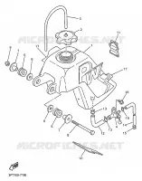 RESERVOIR A ESSENCE pour Yamaha PW50 de 1997