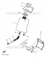 RESERVOIR A ESSENCE pour Yamaha PW50 de 1997