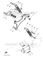 BRAS OSCILLANT / AMORTISSEUR pour Yamaha PW50 de 1997