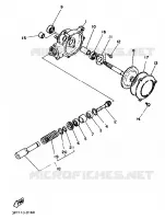 CARDAN / COUPLE CONIQUE pour Yamaha PW50 de 1997