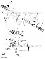 SUPPORT / REPOSE PIEDS pour Yamaha PW50 de 1997