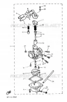 CARBURATEUR pour Yamaha PW50 de 1997