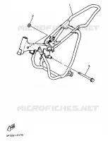 CADRE pour Yamaha PW50 de 1997