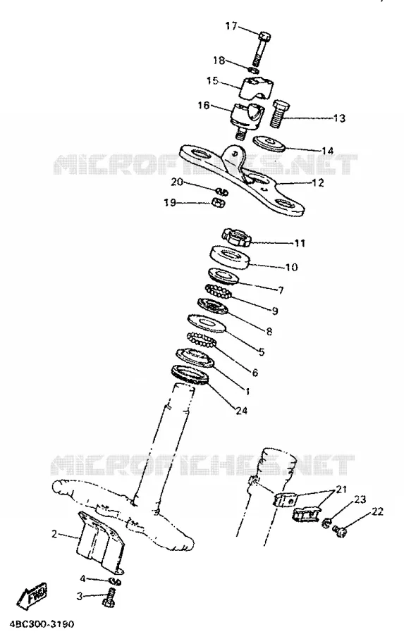 DIRECTION Yamaha MOTO 80 1994 PW  PW80