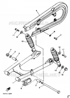 CYLINDRE pour Yamaha SR125 de 1999