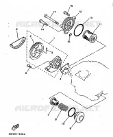 POMPE A HUILE pour Yamaha SR125 de 1999