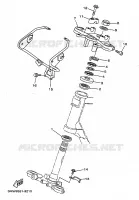 DIRECTION pour Yamaha SR125 de 1999