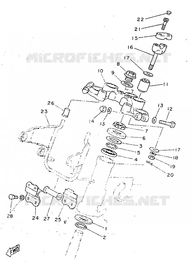 DIRECTION Yamaha MOTO 250 1996 SR  SR250