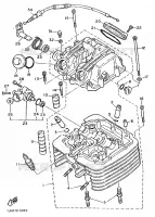 CULASSE pour Yamaha SRX600 de 1986