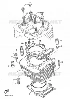 CYLINDRE pour Yamaha SRX600 de 1986