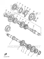 TRANSMISSION pour Yamaha SRX600 de 1986