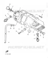 RESERVOIR A ESSENCE pour Yamaha SRX600 de 1986