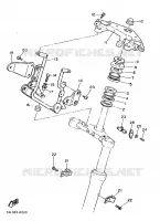 DIRECTION pour Yamaha SRX600 de 1986