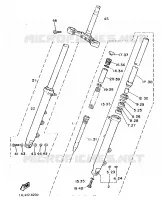 FOURCHE pour Yamaha SRX600 de 1986