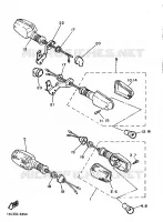 CLIGNOTANT pour Yamaha SRX600 de 1986