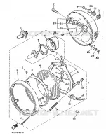PHARE  pour Yamaha SRX600 de 1986