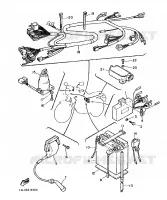 PARTIE ELECTRIQUE 1 pour Yamaha SRX600 de 1986