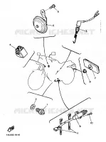PARTIE ELECTRIQUE 2 pour Yamaha SRX600 de 1986