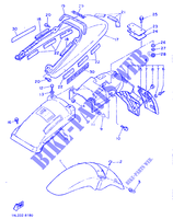 GARDE BOUE pour Yamaha SRX600H (33.1KW de 1987