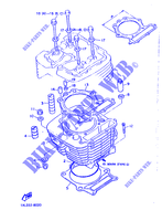 CYLINDRE pour Yamaha SRX600H (33.1KW de 1987