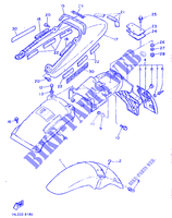 GARDE BOUE pour Yamaha SRX600N (20.0KW de 1986