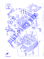CULASSE pour Yamaha SRX600N (20.0KW de 1987