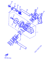 BARILLET DE SELECTION / FOURCHETTES pour Yamaha SRX600N (20.0KW de 1987