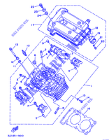 CULASSE pour Yamaha TDM850 de 1991