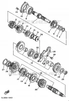 TRANSMISSION pour Yamaha TDM850 de 1991