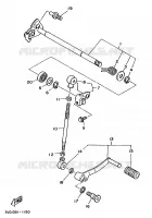 AXE DE SELECTEUR / PEDALE pour Yamaha TDM850 de 1991