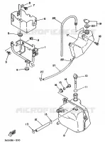 RESERVOIR A ESSENCE pour Yamaha TDM850 de 1991