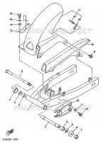 BRAS ARRIERE pour Yamaha TDM850 de 1991