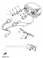 FEU ARRIERE pour Yamaha TDM850 de 1991