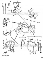 PARTIE ELECTRIQUE 1 pour Yamaha TDM850 de 1991