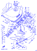 RESERVOIR A ESSENCE pour Yamaha TDM850 de 1995