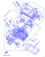 CULASSE pour Yamaha TDM850H (57KW) de 1991