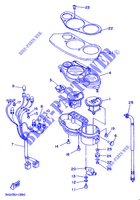 COMPTEUR  pour Yamaha TDM850H (57KW) de 1991