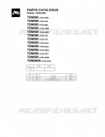 * CATALOG PREFACE * pour Yamaha TDM850N de 2001